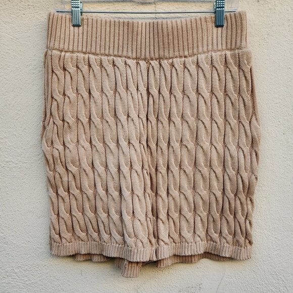 Reuben Oliver The Country Club Cable Knit Short in Champagne - Picture 3 of 7